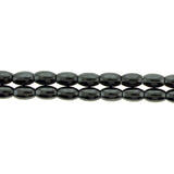 4X6mm Magnetic Hematite Rice/Oval Mh04