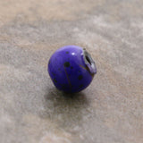 6mm Magnetic Marble Round Purple MM05