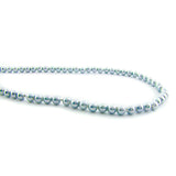 4mm Magnetic Pearl Silver Blue Round MP03