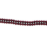 6mm Magnetic Pearl Burgundy Brown Round MP10