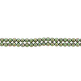 6mm Magnetic Pearl Lt Green Rainbow Round MP22