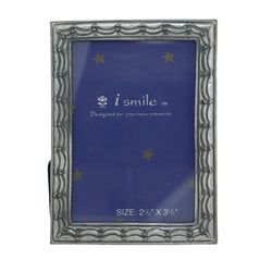 Stage Curtain Holds approx. 2.5x3.5in Photo Picture-Frame Pewter Color  #PF104