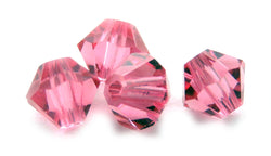 4mm Swarovski Crystals Rose S4C29 - Mi Amore