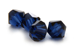4mm Swarovski Crystals Dk Sapphire S4C31 - Mi Amore