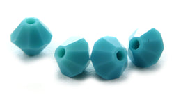 4mm Swarovski Crystals Turquoise S4C05 - Mi Amore