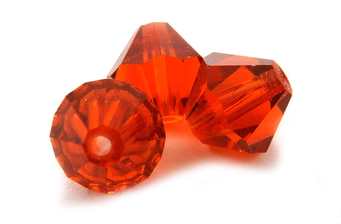 6mm Swarovski Crystals Indian Red S6C14 - Mi Amore