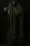 Women's Fashion Scarf - Black/Grey - Sweater-Like Material SFS22