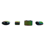 7X13mm Magnetic Spacer Rainbow 2-Hole Oval 50Pc SPMG11