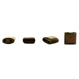 10X10mm Magnetic Bronze Pillow 2-Hole Spacer 50Pc SPMG33
