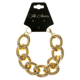 Gold-Tone Metal Fashion-Bracelet #2377
