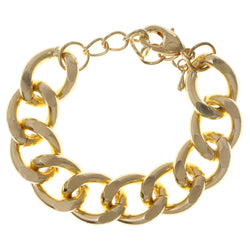 Gold-Tone Metal Fashion-Bracelet #2420
