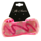 Pink Acrylic Bangle-Bracelet #2423