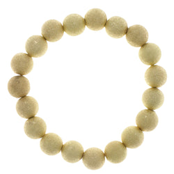 Glitter Stretch-Bracelet With Bead Accents  Gold-Tone Color #2430