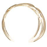 Gold-Tone Metal Cuff-Bracelet #2447