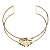 Gold-Tone Metal Cuff-Bracelet #2449