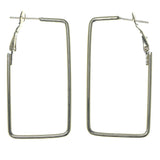 Gold-Tone Metal Hoop-Earrings #1700