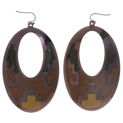 Colorful Metal Dangle-Earrings #2125