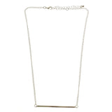 Adjustable Length Statement-Necklace Silver-Tone Color  #2698
