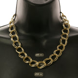 Adjustable Length Necklace-Earring-Set Gold-Tone Color  #2714 - Mi Amore