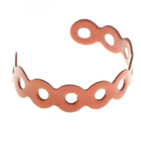 Adjustable Circle Toe-Ring Orange Color  #4450
