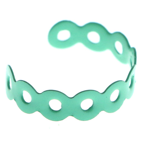 Adjustable Circle Toe-Ring Teal Color  #4450