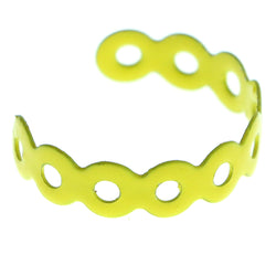 Adjustable Circle Toe-Ring Yellow Color  #4450