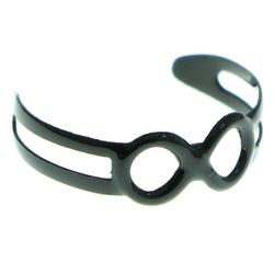 Adjustable Infinity Symbol Toe-Ring Black Color  #4448