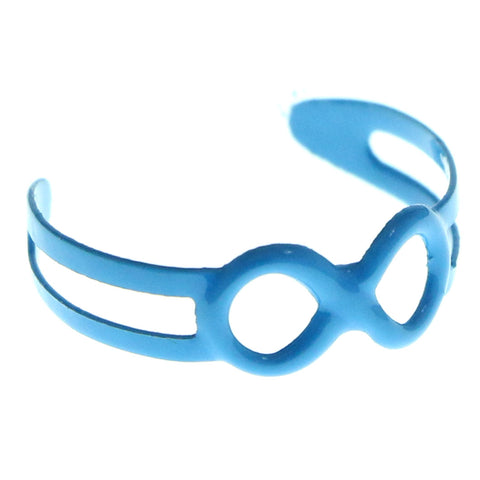 Adjustable Infinity Symbol Toe-Ring Blue Color  #4448