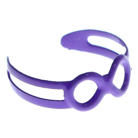 Adjustable Infinity Symbol Toe-Ring Purple Color  #4448