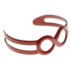 Adjustable Infinity Symbol Toe-Ring Red Color  #4448