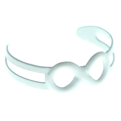 Adjustable Infinity Symbol Toe-Ring White Color  #4448