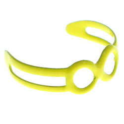 Adjustable Infinity Symbol Toe-Ring Yellow Color  #4448