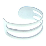 Adjustable Triple Band Toe-Ring White Color  #4447