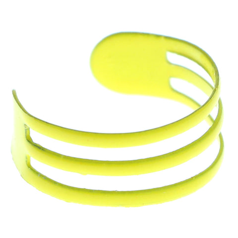 Adjustable Triple Band Toe-Ring Yellow Color  #4447