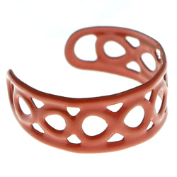 Adjustable Infinity Symbol Toe-Ring Orange Color  #4444