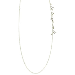 Mi Amore Hotie Adjustable Drop-Accented-Belly-Chain Silver-Tone