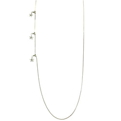 Mi Amore Star Adjustable Drop-Accented-Belly-Chain Silver-Tone