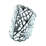 Mi Amore Sized-Ring Silver-Tone Size 9.00