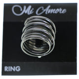 Mi Amore Sized-Ring Dark-Silver Size 7