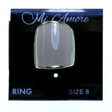 Mi Amore Sized-Ring Gold-Tone/Peach Size 8.00