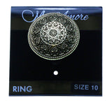 Mi Amore Sized-Ring Gold-Tone Size 10.00