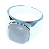 Mi Amore Sized-Ring Silver-Tone/Peach Size 9.00