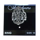 Mi Amore Sized-Ring Silver-Tone Size 10.00