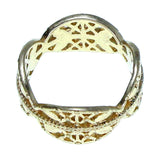 Mi Amore Sized-Ring Gold-Tone Size 9.00