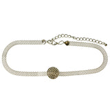 Mi Amore Choker-Necklace Silver-Tone