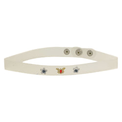 Mi Amore Butterfly Flowers Choker-Necklace Multicolor & Clear