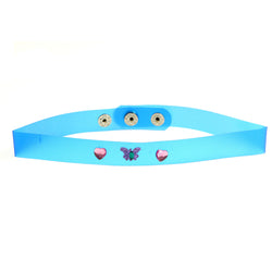 Mi Amore Butterfly Hearts Choker-Necklace Multicolor & Blue
