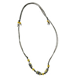 Mi Amore Flowers Statement-Necklace Multicolor/Black