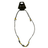 Mi Amore Flowers Statement-Necklace Multicolor/Black