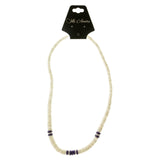 Mi Amore Statement-Necklace White/Blue